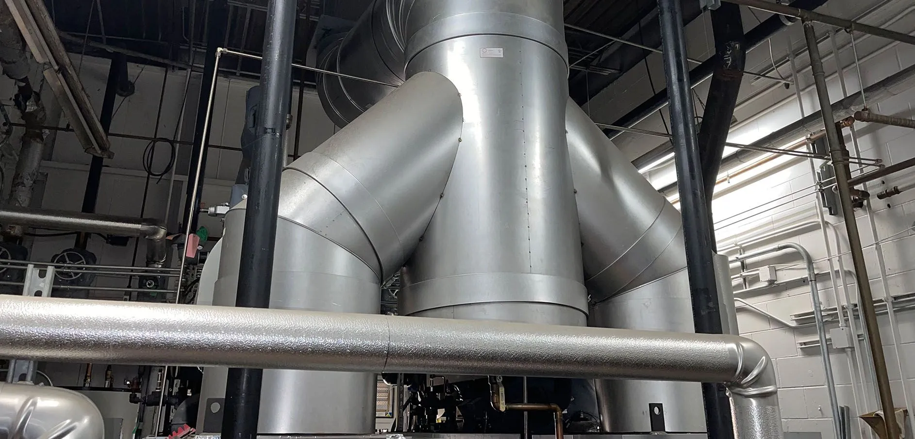 Industrial boiler installation by Boiler Technologies Unlimited